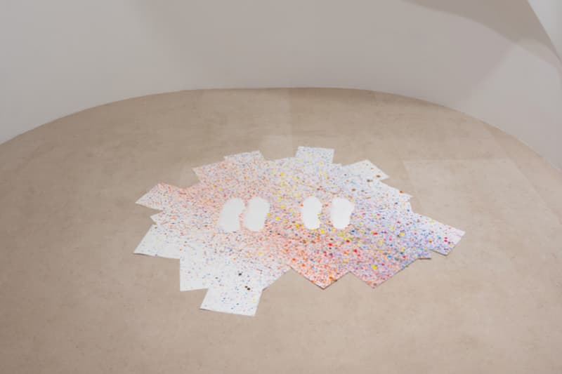 Sarah Sze Pictures at an Exhibition Gagosian Paris