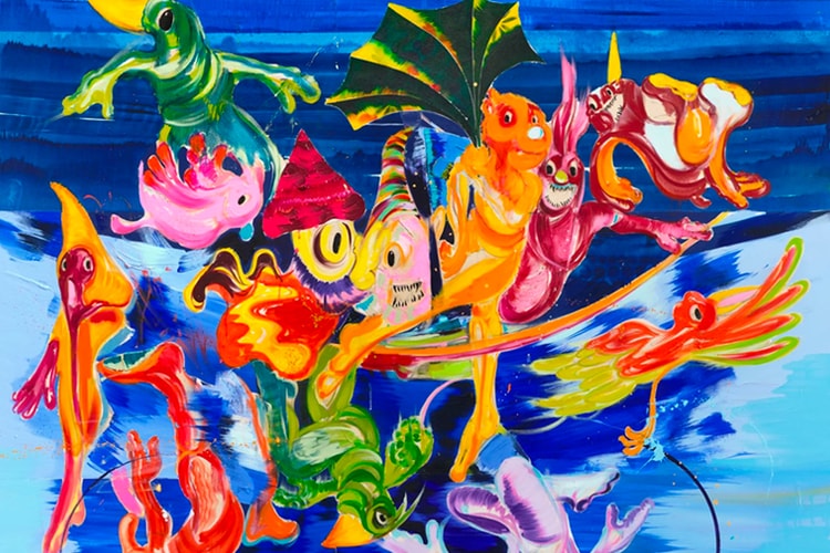 Szabolcs Bozó's Enigmatic Characters Take Over Almine Rech New York