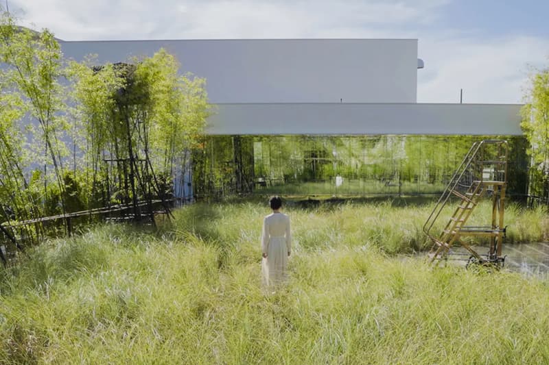 teamLab 'Field of Wind, Rain and Sun’ Exhibition Higashiosaka Info  “Enso of the Sun" 'A Cafe in the Field of the Can Can Factory'