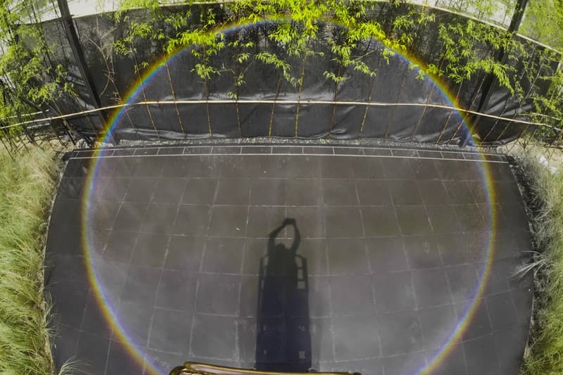 teamLab 'Field of Wind, Rain and Sun’ Exhibition Higashiosaka Info  “Enso of the Sun" 'A Cafe in the Field of the Can Can Factory'