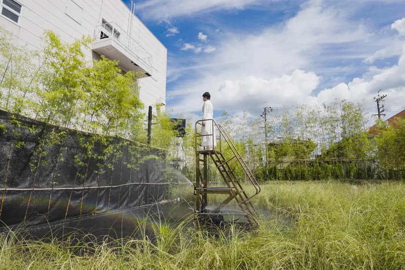 teamLab 'Field of Wind, Rain and Sun’ Exhibition Higashiosaka Info  “Enso of the Sun" 'A Cafe in the Field of the Can Can Factory'