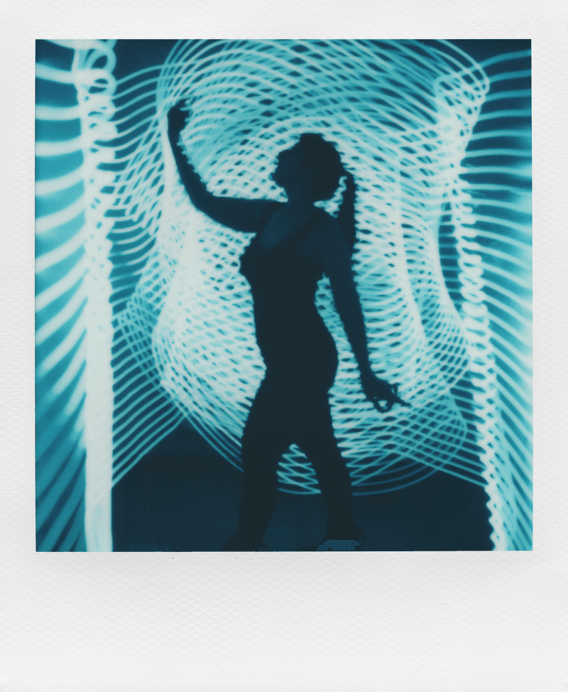 through the lens polaroid reclaimed blue 600 film Brian Slaghuis