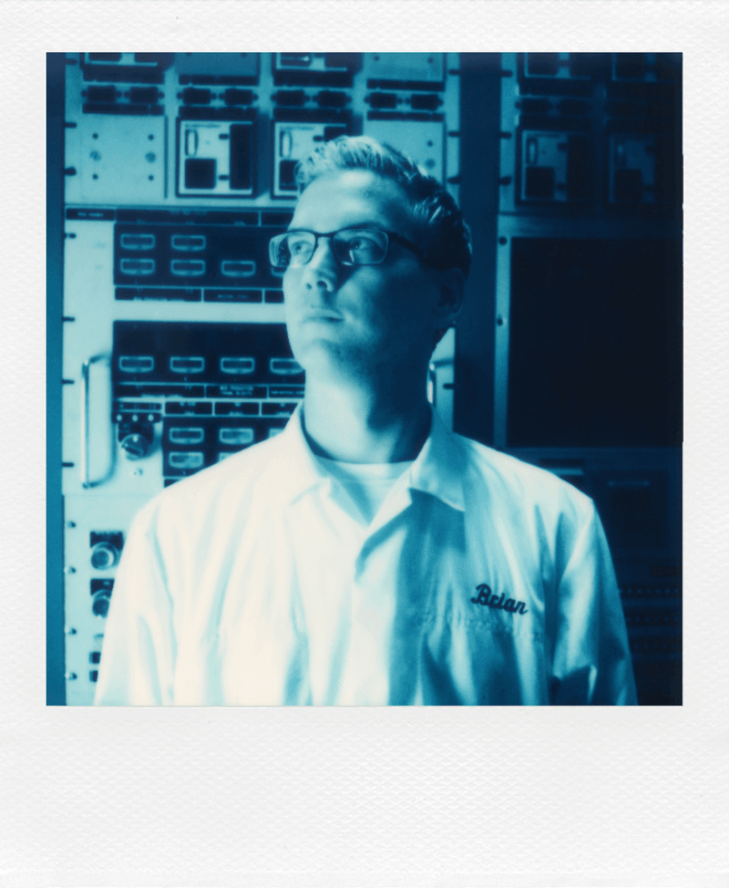 through the lens polaroid reclaimed blue 600 film Brian Slaghuis